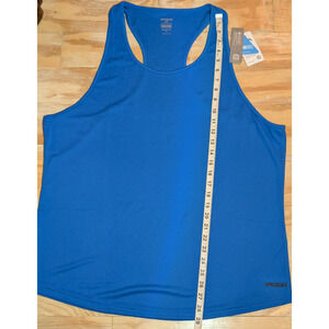 TSLA Muscle Shirt Mens Lt. Blue Tank Top Sleeveless Workout Gym Training XLG NWT